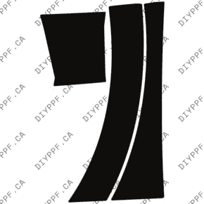 Wheel, Front Splash Right 2022-2025 Audi Q4 e-tron Prestige 25-22 4D SUV PPF