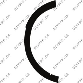 Wheel, Rear Flare, Full Right 2022-2025 Audi Q4 e-tron Prestige 25-22 4D SUV PPF