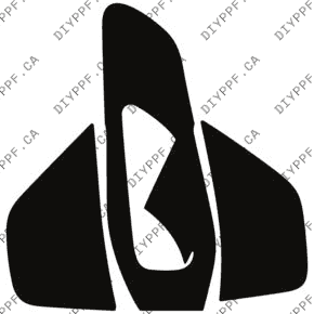 Bumper, Middle Right 2023-2024 Volvo XC40 Recharge 24-23 4D SUV PPF