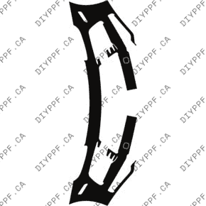 Bumper 2019-2023 Porsche Cayenne Base/PlatinumEdition/S Coupe w/ flares 23-19 4D SUV PPF