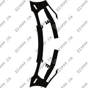 Bumper, Sensors 2019-2023 Porsche Cayenne Base/PlatinumEdition/S Coupe w/ flares 23-19 4D SUV PPF