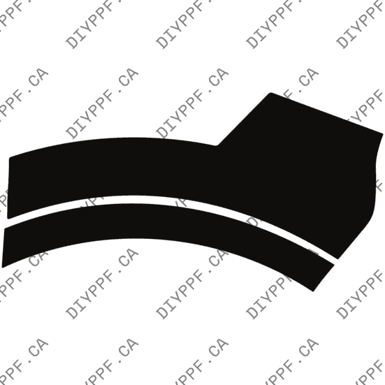 Wheel, Rear Splash Left 2019-2023 Porsche Cayenne Base/PlatinumEdition/S Coupe w/ flares 23-19 4D SUV PPF