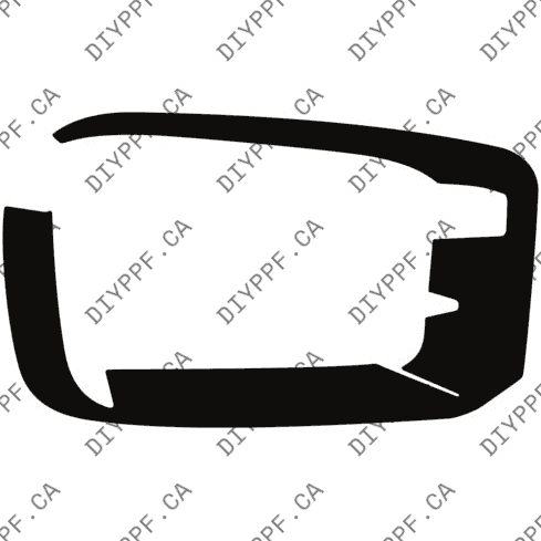 Bumper, Middle Right 2019-2023 Porsche Cayenne Turbo/Turbo S Coupe 23-19 4D SUV PPF