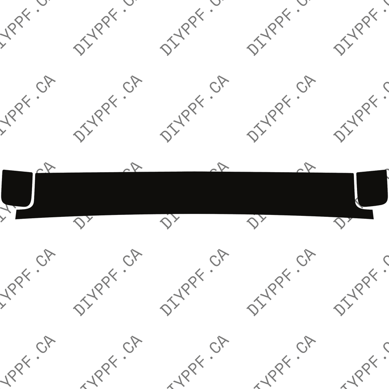 Bumper, Bottom 2019-2023 Porsche Cayenne Turbo/Turbo S Coupe 23-19 4D SUV PPF