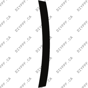 Bumper, Back 2019-2023 Porsche Cayenne Turbo/Turbo S Coupe 23-19 4D SUV PPF