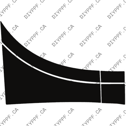 Wheel, Front Splash Right 2019-2023 Porsche Cayenne Turbo/Turbo S Coupe 23-19 4D SUV PPF