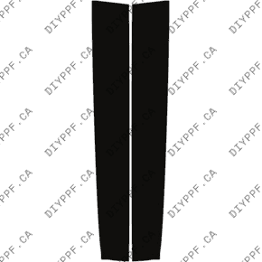 Door Panels Front, L&R 2021-2023 Porsche Cayenne GTS Coupe 23-21 4D SUV PPF