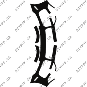 Front Bumper Sensors, Part 1 2021-2023 Porsche Cayenne GTS Coupe 23-21 4D SUV PPF