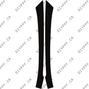 A Pillar 2021-2023 Porsche Cayenne GTS Coupe 23-21 4D SUV PPF