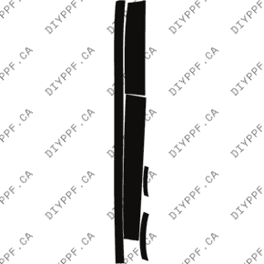 Rocker, Right 2021-2023 Porsche Cayenne GTS Coupe 23-21 4D SUV PPF