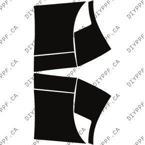 Alfa Romeo Giulia Sprint/Ti/Veloce/Estrema (2022–2024) A-Pillar Paint Protection Film (PPF) Kit – 4-Door Sedan