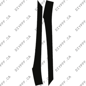 Alfa Romeo Giulia Sprint/Ti/Veloce/Estrema (2022–2024) A-Pillar Paint Protection Film (PPF) Kit – 4-Door Sedan