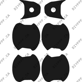 Door Handles 2006-2006 Lincoln Zephyr 06-06 4D Sdn PPF