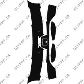 Bumper, Back Full w/ 4 sensors 2023-2024 Porsche 718 Cayman GT4 RS 24-23 2D Cpe PPF