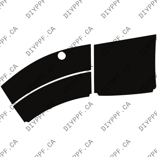 Wheel, Rear Splash, Left, Sensors 2025-2025 Genesis Electrified GV70 25-25 4D SUV PPF