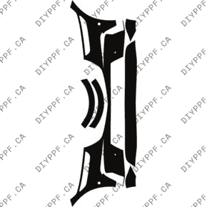 Front Bumper, w/ 4 Sensors 2025-2025 Genesis Electrified GV70 25-25 4D SUV PPF