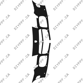 Bumper 2004-2006 Porsche Cayenne Turbo w/fender flares 06-04 4D SUV PPF