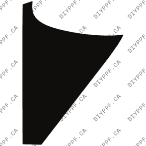 Fender, Right 2024-2024 Porsche Cayenne Base/E-Hybrid/S/S E-Hybrid w/ SportDesign Package 24-24 4D SUV PPF