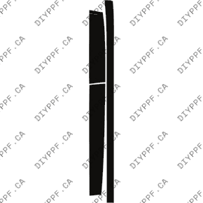 Rocker, Left 2024-2024 Porsche Cayenne Base/E-Hybrid/S/S E-Hybrid w/ SportDesign Package 24-24 4D SUV PPF