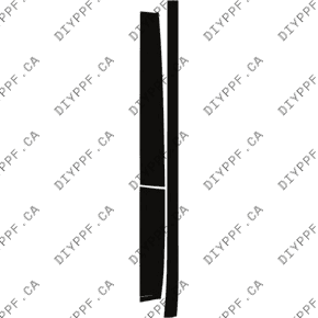 Rocker, Right 2024-2024 Porsche Cayenne Base/E-Hybrid/S/S E-Hybrid w/ SportDesign Package 24-24 4D SUV PPF