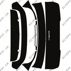 Liftgate, Full 2024-2024 Porsche Cayenne Base/E-Hybrid/S/S E-Hybrid w/ SportDesign Package 24-24 4D SUV PPF