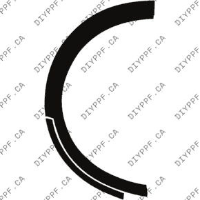 Wheel, Rear Flare, Full Left 2024-2024 Porsche Cayenne Base/E-Hybrid/S/S E-Hybrid w/ SportDesign Package 24-24 4D SUV PPF