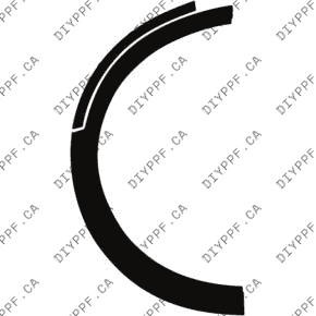 Wheel, Rear Flare, Full Right 2024-2024 Porsche Cayenne Base/E-Hybrid/S/S E-Hybrid w/ SportDesign Package 24-24 4D SUV PPF