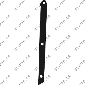 Bumper, Middle Right 2006-2006 Mercedes-Benz CL Class w/ sensors 06-06 2D Cpe PPF