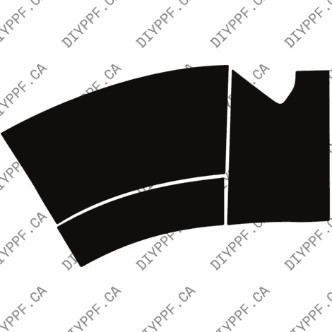 Wheel, Rear Splash Left 2024-2025 Mazda CX-90 3.3 Turbo S/Turbo S Premium/Turbo S Premium Plus 25-24 4D SUV PPF