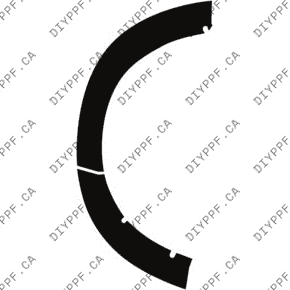 Wheel, Rear Flare, Full Left 2024-2025 Mazda CX-90 3.3 Turbo S/Turbo S Premium/Turbo S Premium Plus 25-24 4D SUV PPF