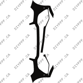 Bumper, w/ 2 Sensors 2024-2025 Mercedes-Benz GLE 580 4Matic/GLE w/ AMG Line Exterior/AMG 53 25-24 4D SUV PPF