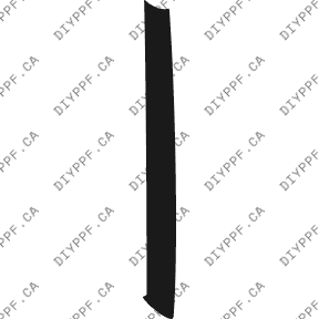 Bumper, Middle Left 2006-2009 Mercedes-Benz CLK w/ Sport Package 09-06 2D Cpe PPF