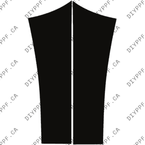 Door Panels Rear, L&R 2021-2024 Volkswagen ID.4 S/Pro S/Pro S Plus 24-21 4D SUV PPF