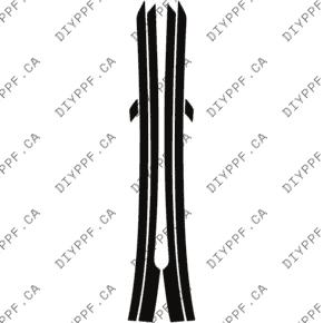 A Pillar 2021-2024 Volkswagen ID.4 Standard 24-21 4D SUV PPF