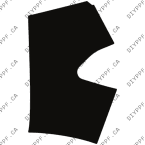 Fender, Right, Wrapped 2021-2024 Volkswagen ID.4 Standard 24-21 4D SUV PPF