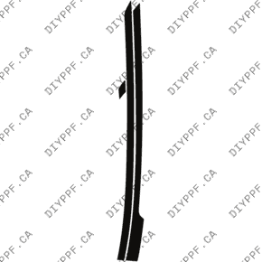 Door, A Pillar Left 2021-2024 Volkswagen ID.4 Standard 24-21 4D SUV PPF