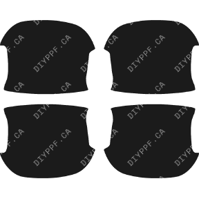 Door Handles 2006-2010 Volkswagen Passat Wagon 10-06 4D SW PPF