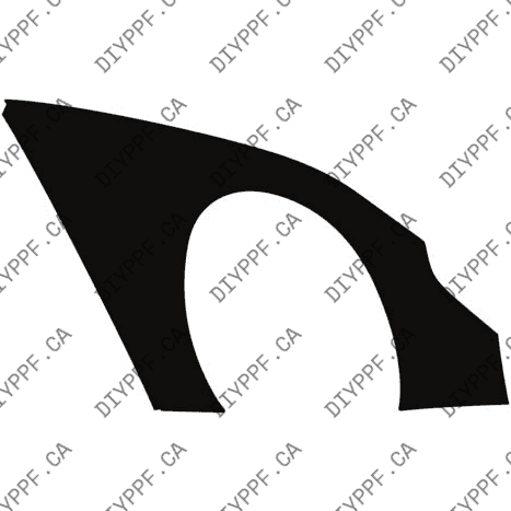 Fender, Right, Wrapped 2024-2024 Porsche 911 Dakar 24-24 2D Cpe PPF