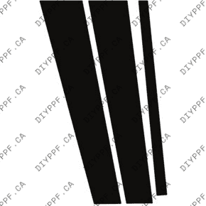 Door, B Pillar Right 2024-2025 Mercedes-Benz GLS 450 25-24 4D SUV PPF