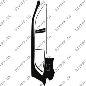 Qtr. Panel, Full Rear Right  2024-2025 Mercedes-Benz GLS 450 25-24 4D SUV PPF