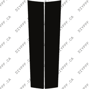 Door Panels Front, L&R 2024-2025 Mercedes-Benz GLS 450 w/ AMG Line/580 25-24 4D SUV PPF