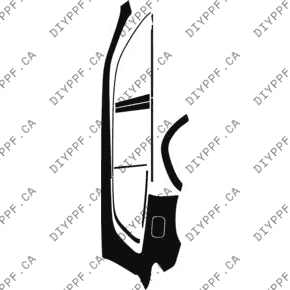 Qtr. Panel, Full Rear Right  2024-2025 Mercedes-Benz GLS 450 w/ AMG Line/580 25-24 4D SUV PPF