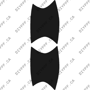 Door Handles 2006-2008 Porsche Cayman w/o washers 08-06 2D Cpe PPF