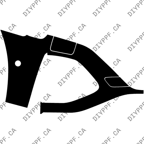 Bumper, Right Washer w/ 1 sensor 2024-2024 Audi Q8 Sportback e-tron Premium/Premium Plus/Prestige/Launch Edition 24-24 4D SUV PPF