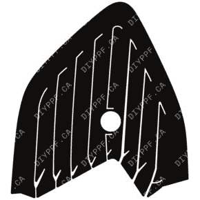 Bumper, Middle Right w/ 1 sensor 2024-2024 Audi Q8 Sportback e-tron Premium/Premium Plus/Prestige/Launch Edition 24-24 4D SUV PPF