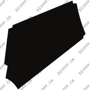 Fender, Left, Wrapped 2024-2024 Fiat 500e 24-24 2D HB PPF