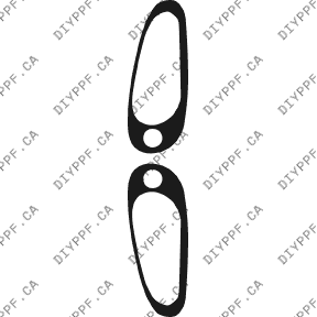 Door Handles 2003-2005 Porsche 911 Turbo w/ Ground FX 05-03 2D Conv PPF