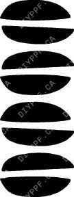 Door Handles 2007-2014 Cadillac Escalade 14-07 4D SUV PPF