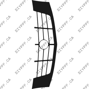Grille 2007-2014 Cadillac Escalade 14-07 4D SUV PPF