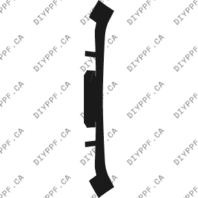 Bumper, Bottom 2007-2014 Cadillac Escalade 14-07 4D SUV PPF